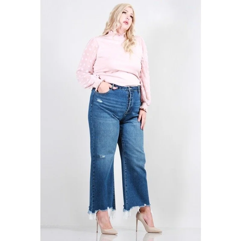 Cropped Vintage Straight Jeans