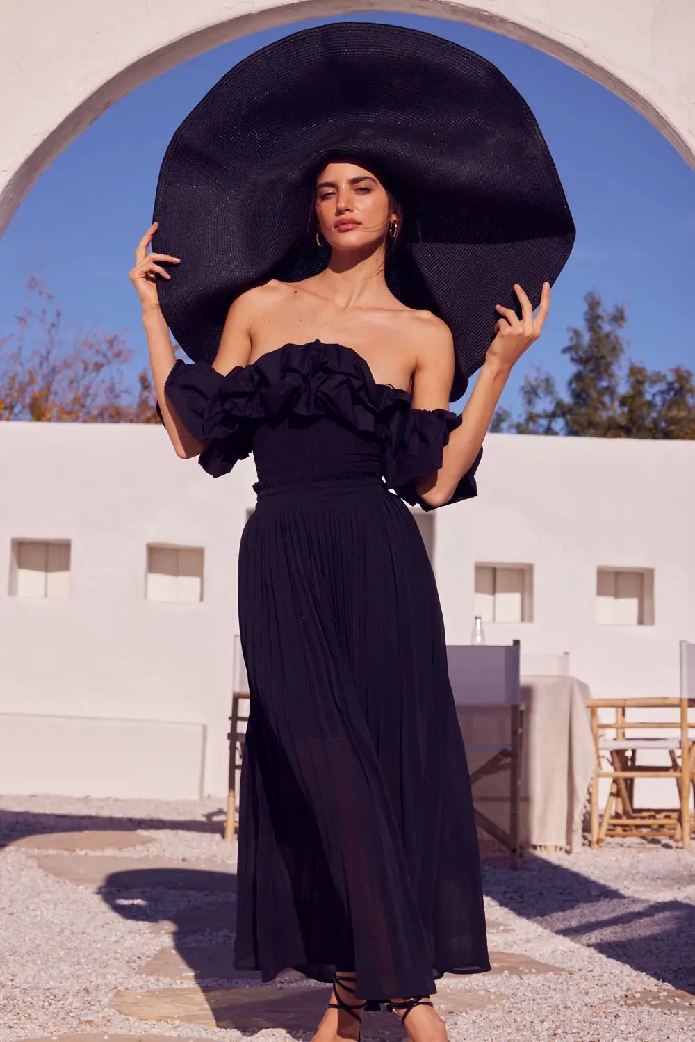 Buy Forever New Black Pleated Skirt for Women Online  Tata CLiQ