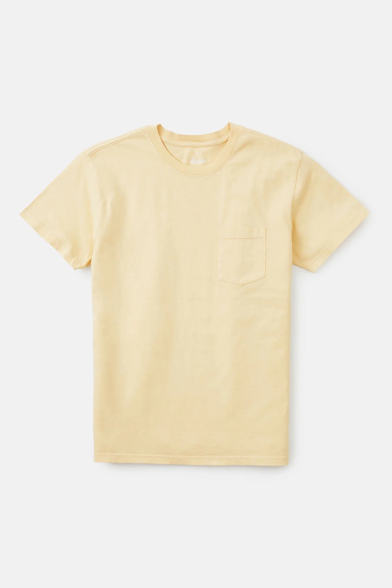 Katin Base Tee Sun Yellow Sand Wash