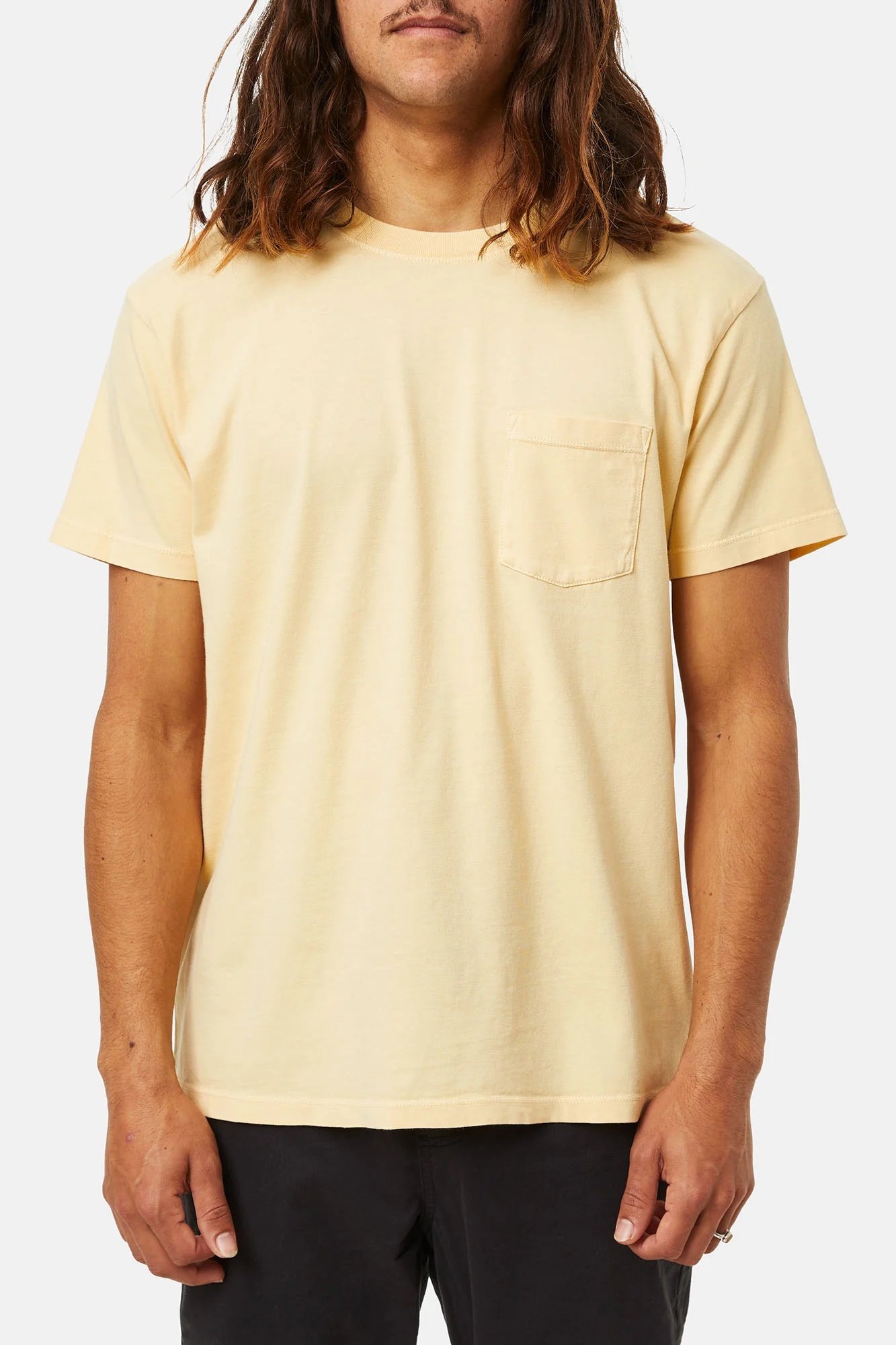 Katin Base Tee Sun Yellow Sand Wash
