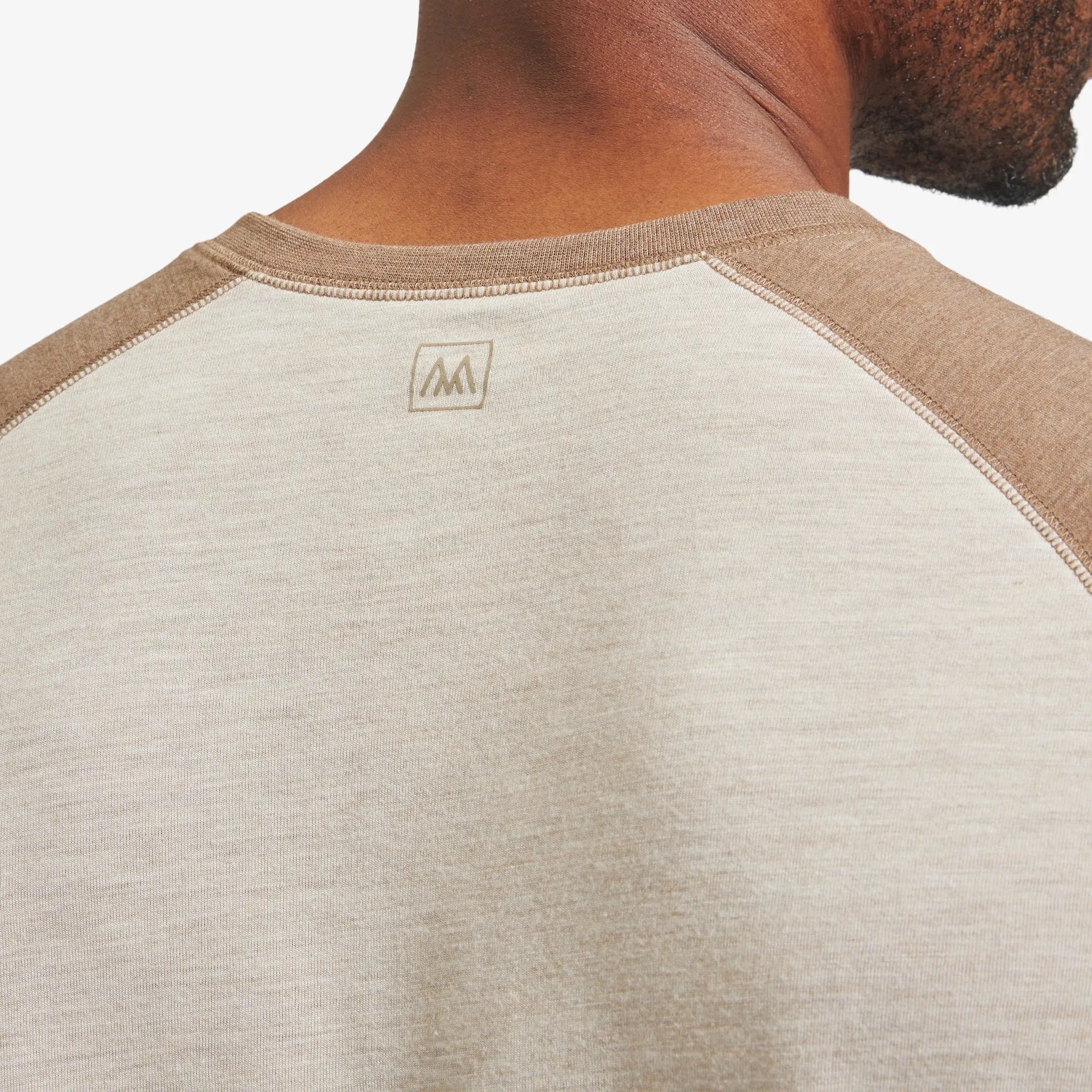 M+M Easyknit Henley Stone Heather