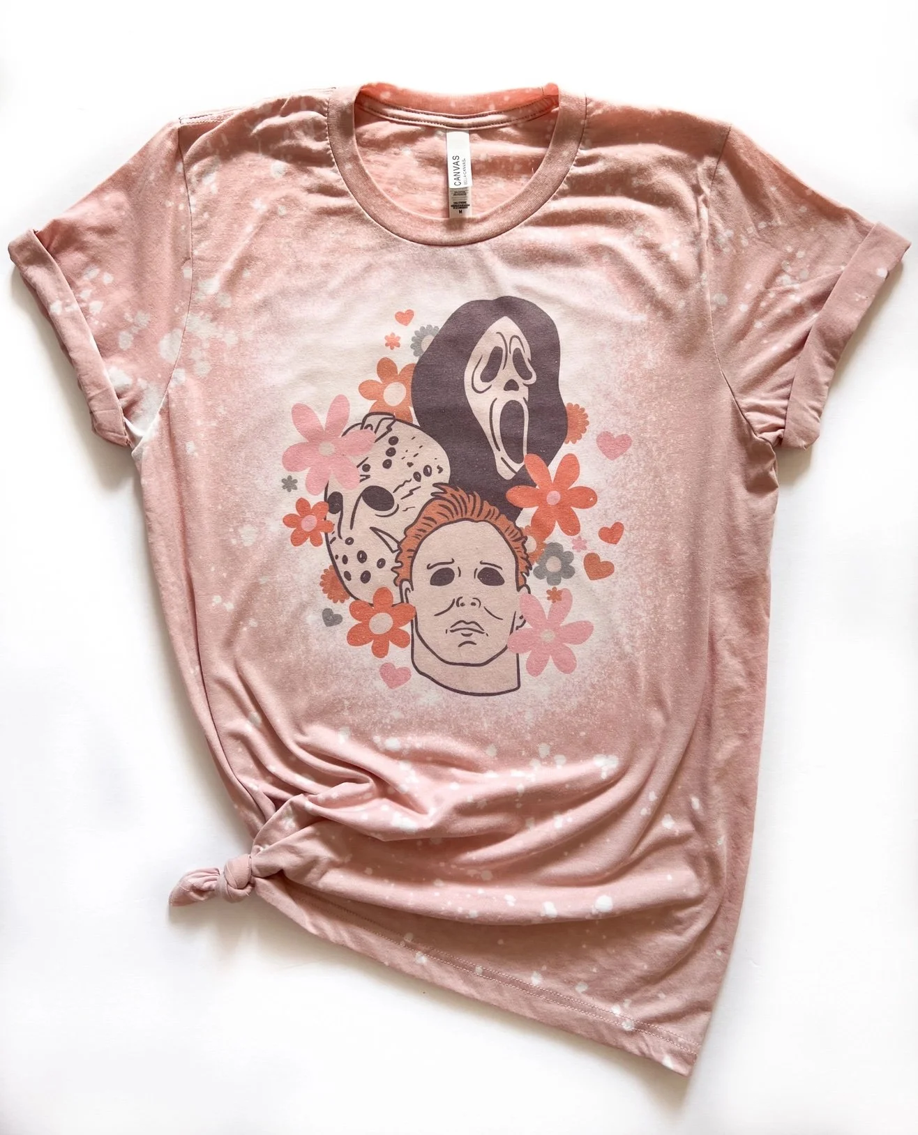 Hippie Halloween Horror Film Graphic Tee