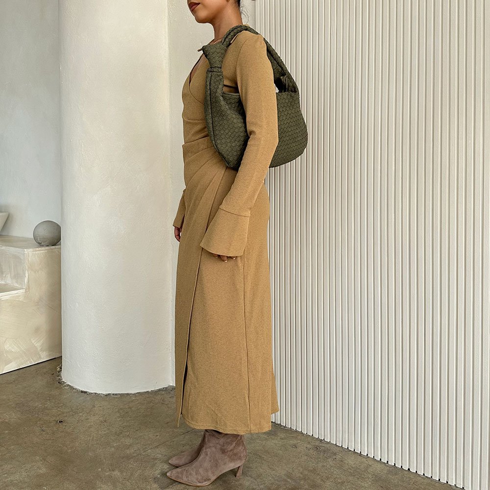 The Brigitte Large Shoulder Bag Olive
