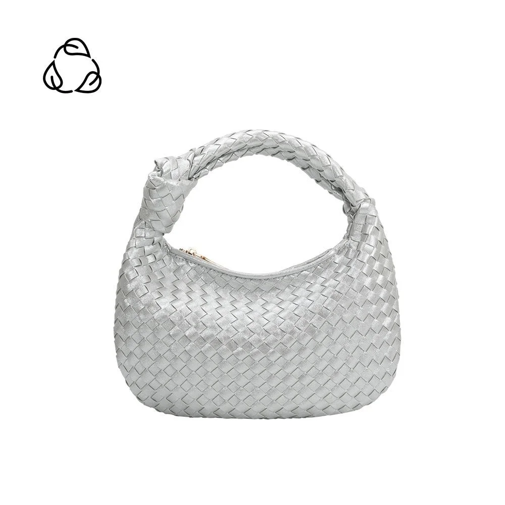 Drew Small Top Handle Bag Silver