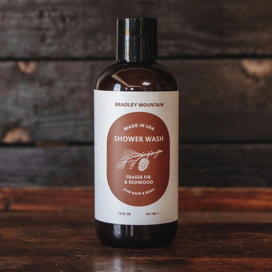 Bradley Mountain Fraser Fir & Redwood 2-in-1 Shower Wash