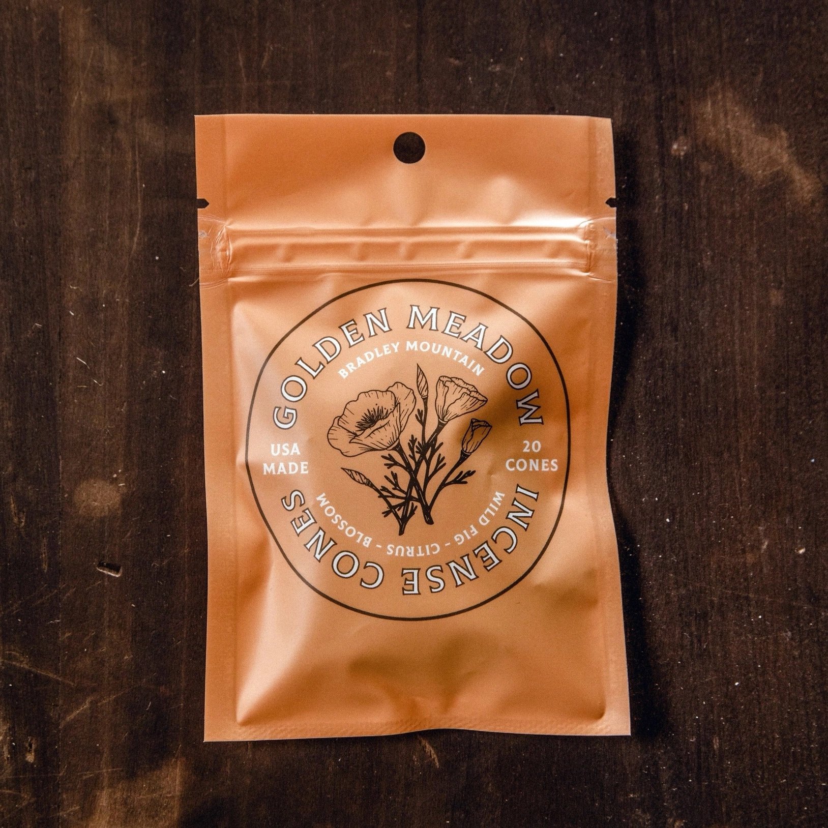 Bradley Mountain Golden Meadow Incense Cones
