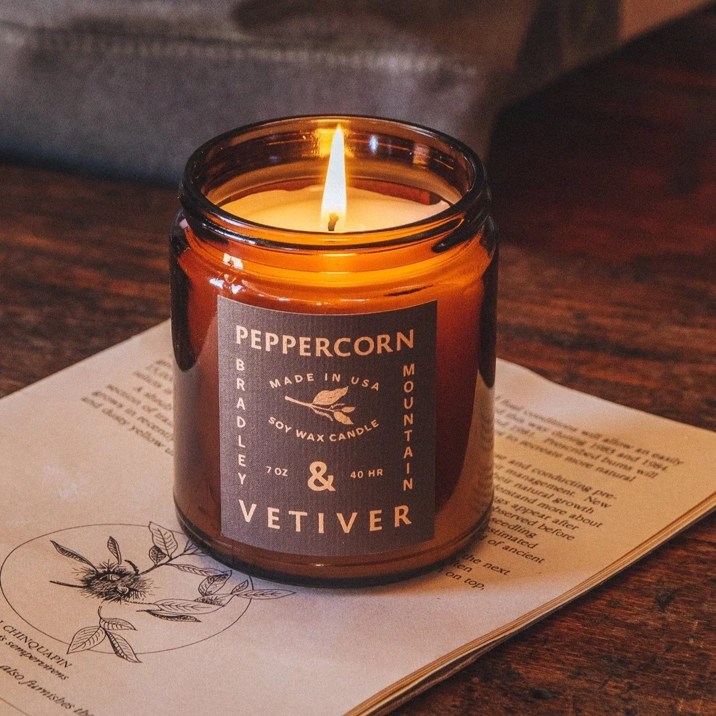 Bradley Mountain Peppercorn & Vetiver Candle