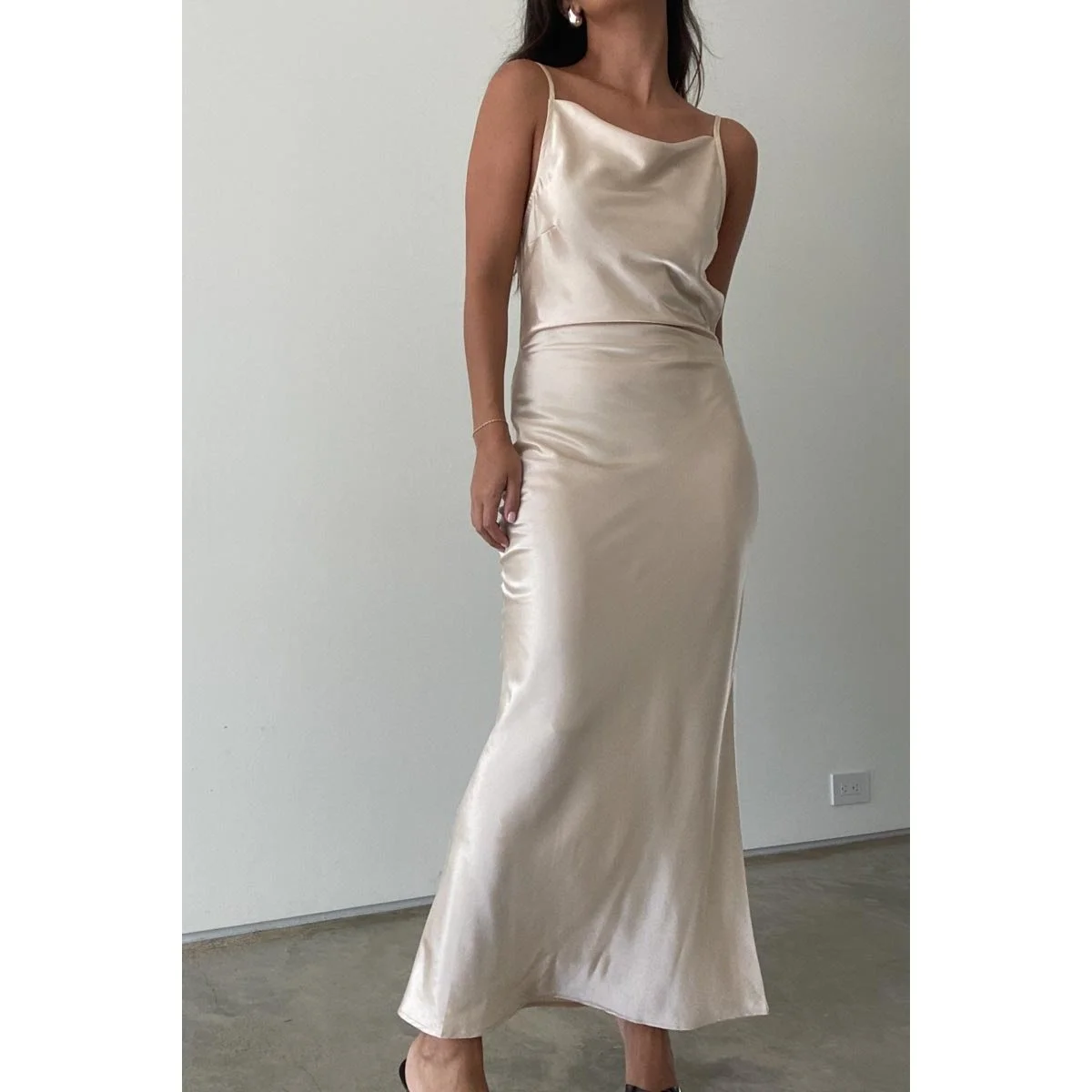 beautiful maternity maxi dresses Mauve Textured Overlay Smocked Ruffled Hem Maternity Maxi Dress
