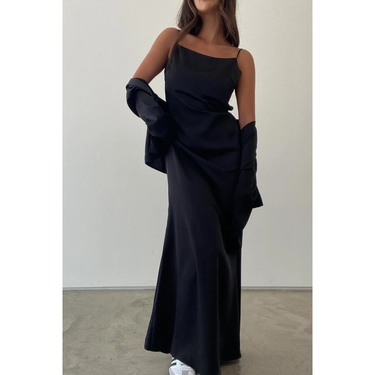 Slip Dress Formal Cardigan For Dress Satin Slip Dress With