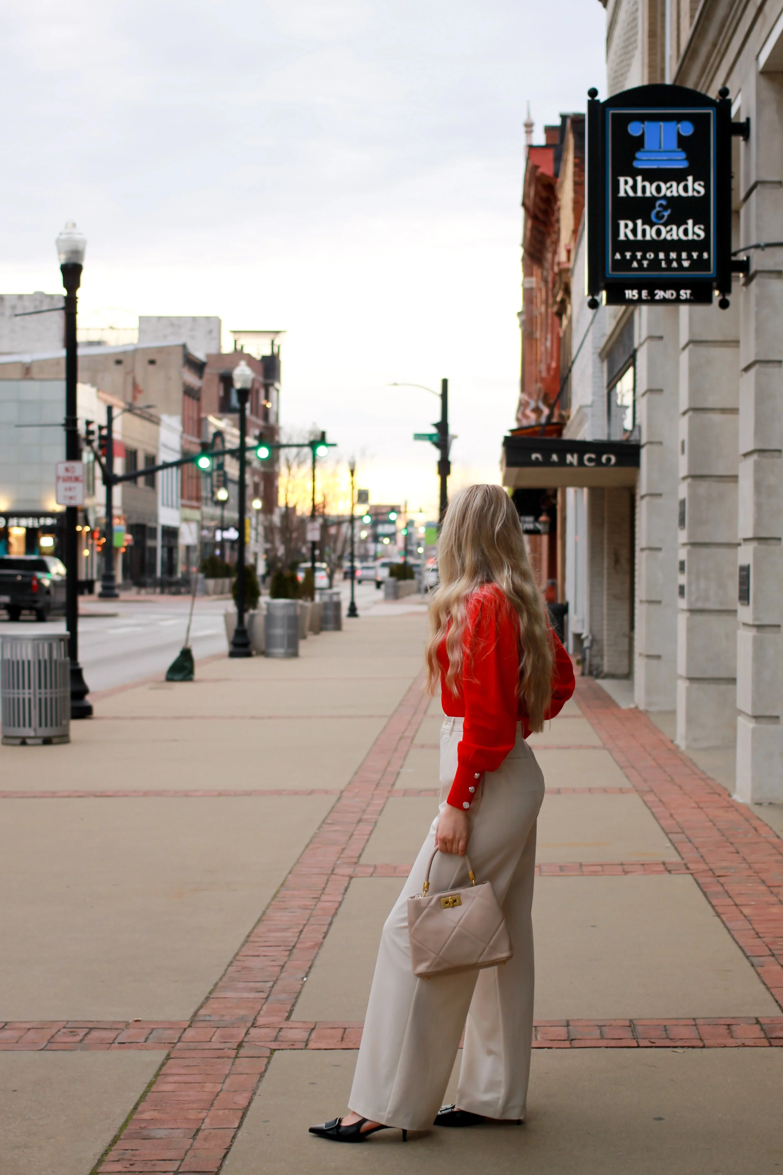 Cherry Mock Neck Knit Top