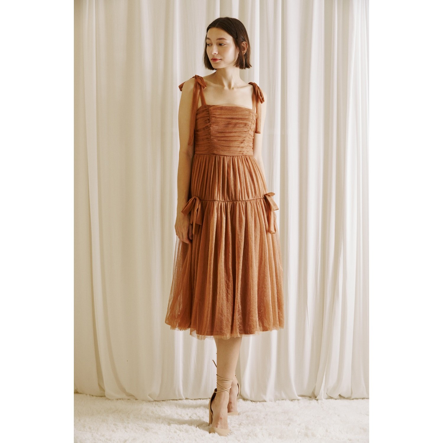 The Zelda Dress Rust Tulle