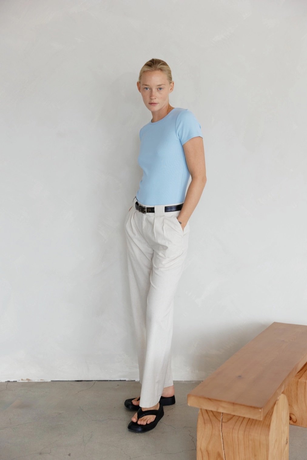 The Reese Top Light Blue