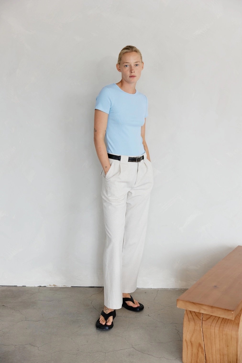 The Reese Top Light Blue
