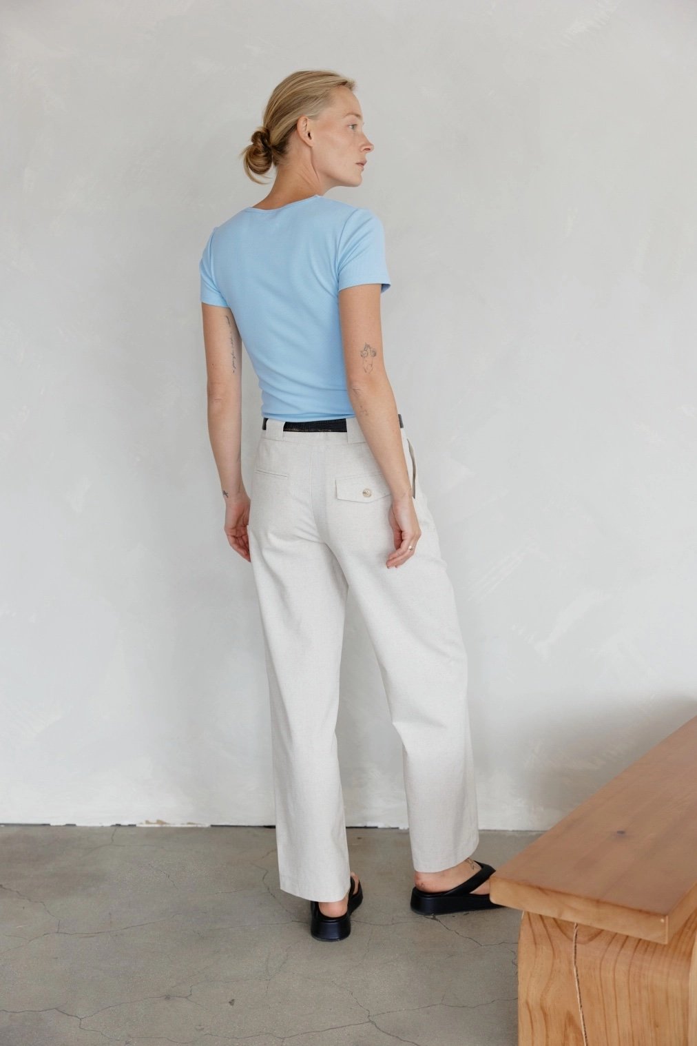 The Reese Top Light Blue