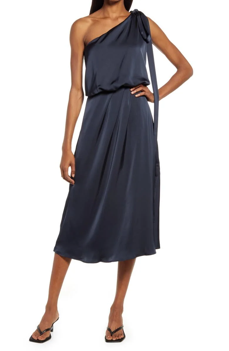 gemma asym midi dress Gemma Asym Midi Dress Blush