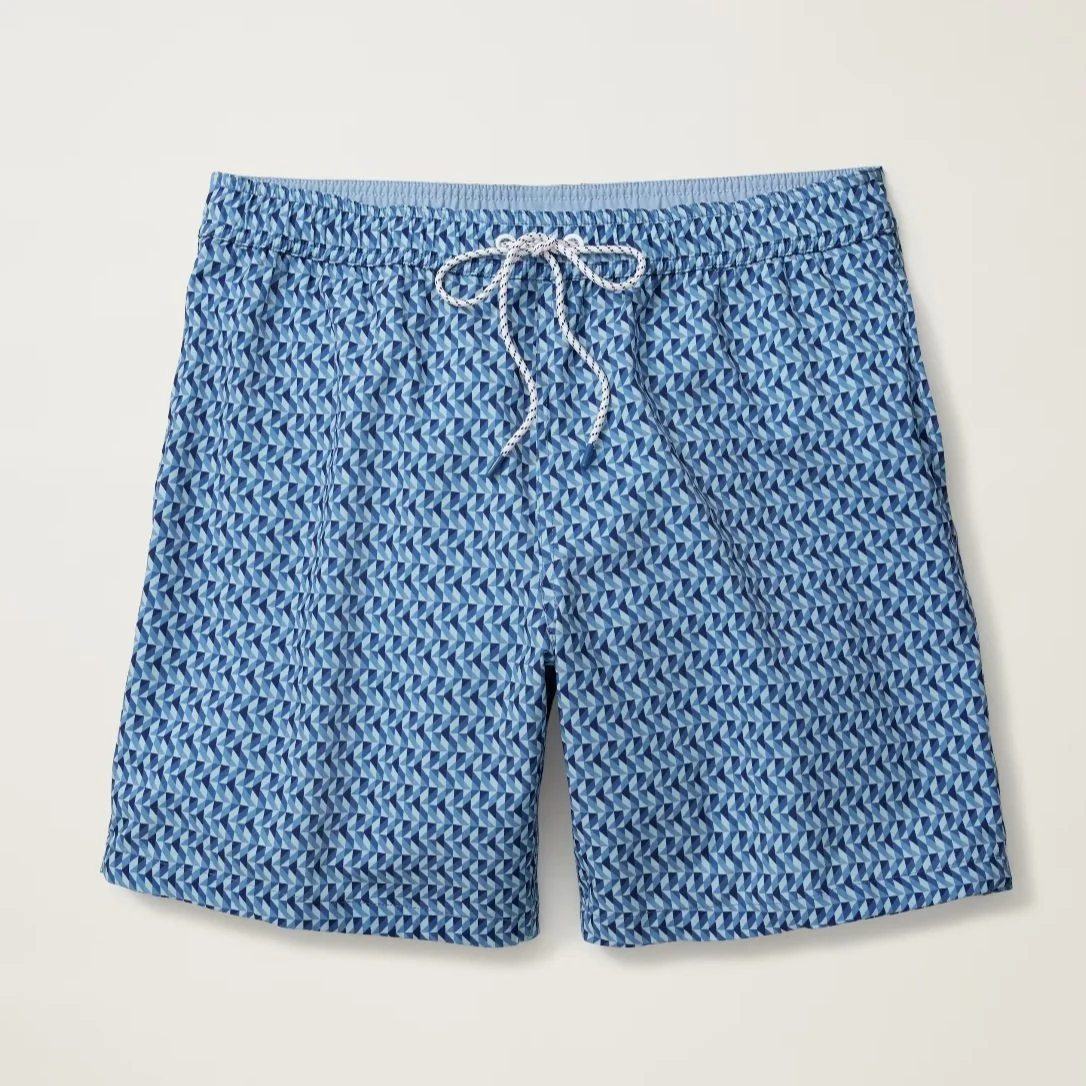 Bonobos Riviera Swim Trunks Blue Terraza Tile