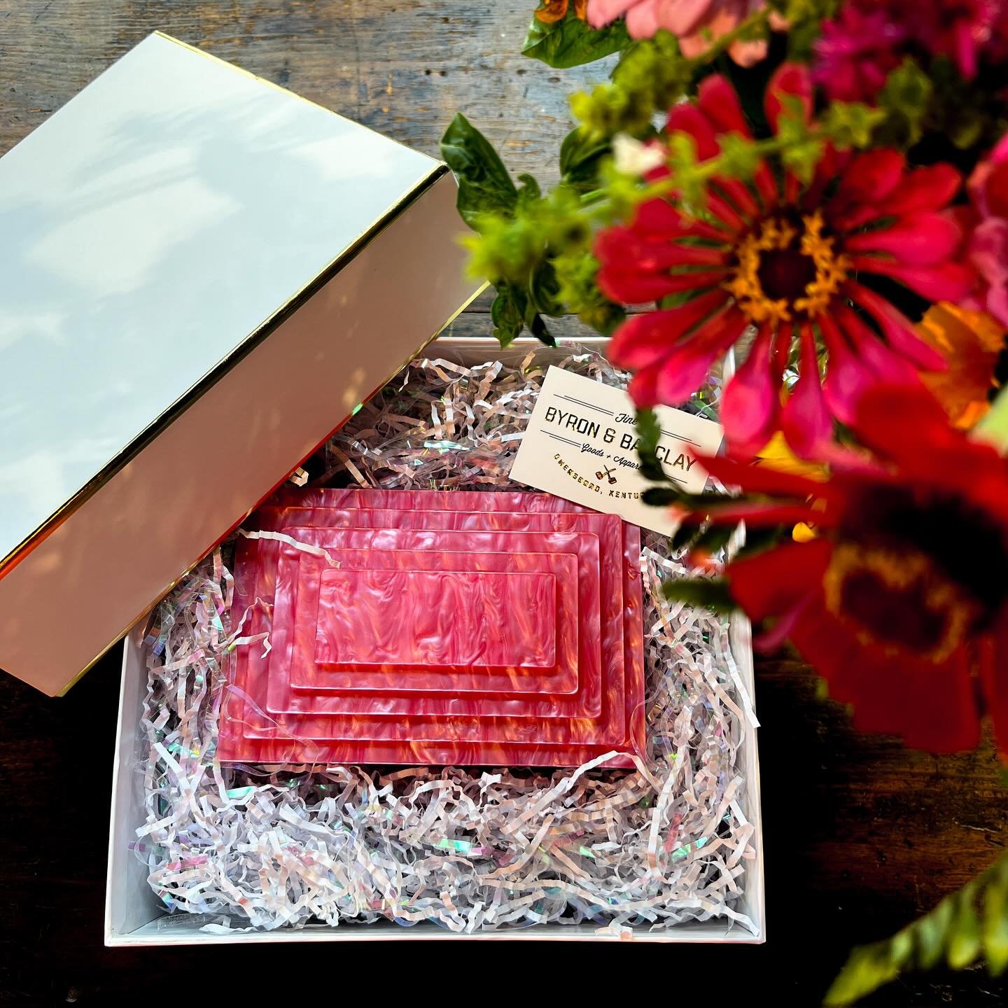 This gorgeous little handbag is headed to @riverparkcenter Bourbon &amp; Bags {for broadway} event! We&rsquo;re so excited to attend as it sounds like an incredible night. Highly exclusive bourbons, designer handbags, bourbon tastings, live-prepared 