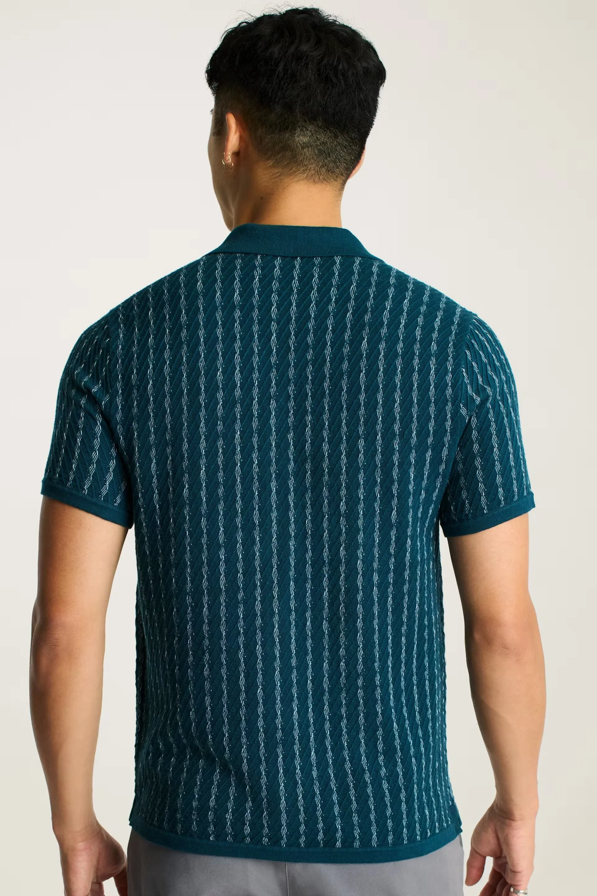 Bonobos Hudson Cabana Sweater Polo Teal Stripe — Byron Barclay