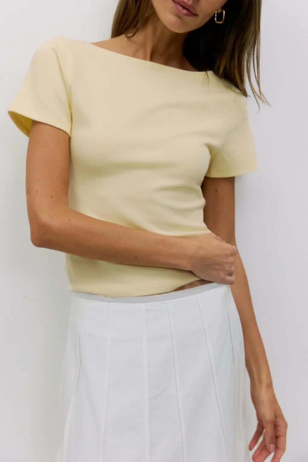 The Breanna Top Butter Yellow
