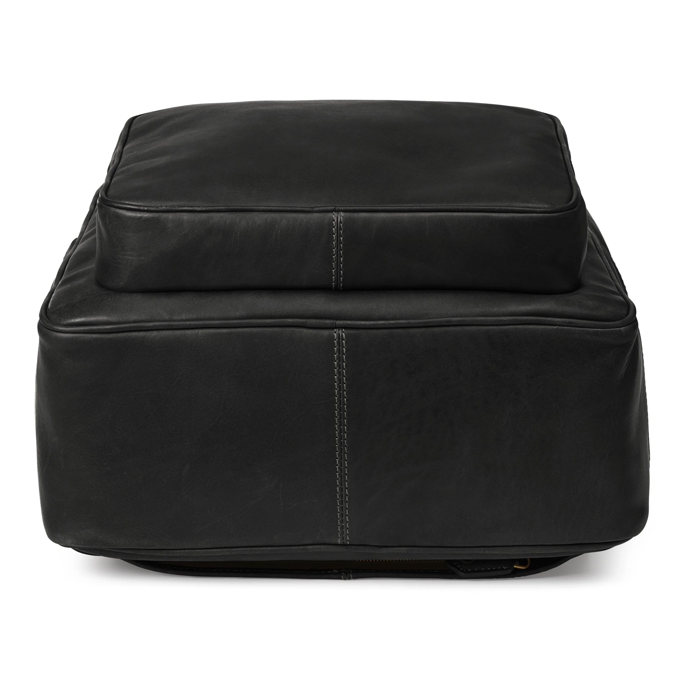 J&M Rhodes Backpack Black Full Grain Leather