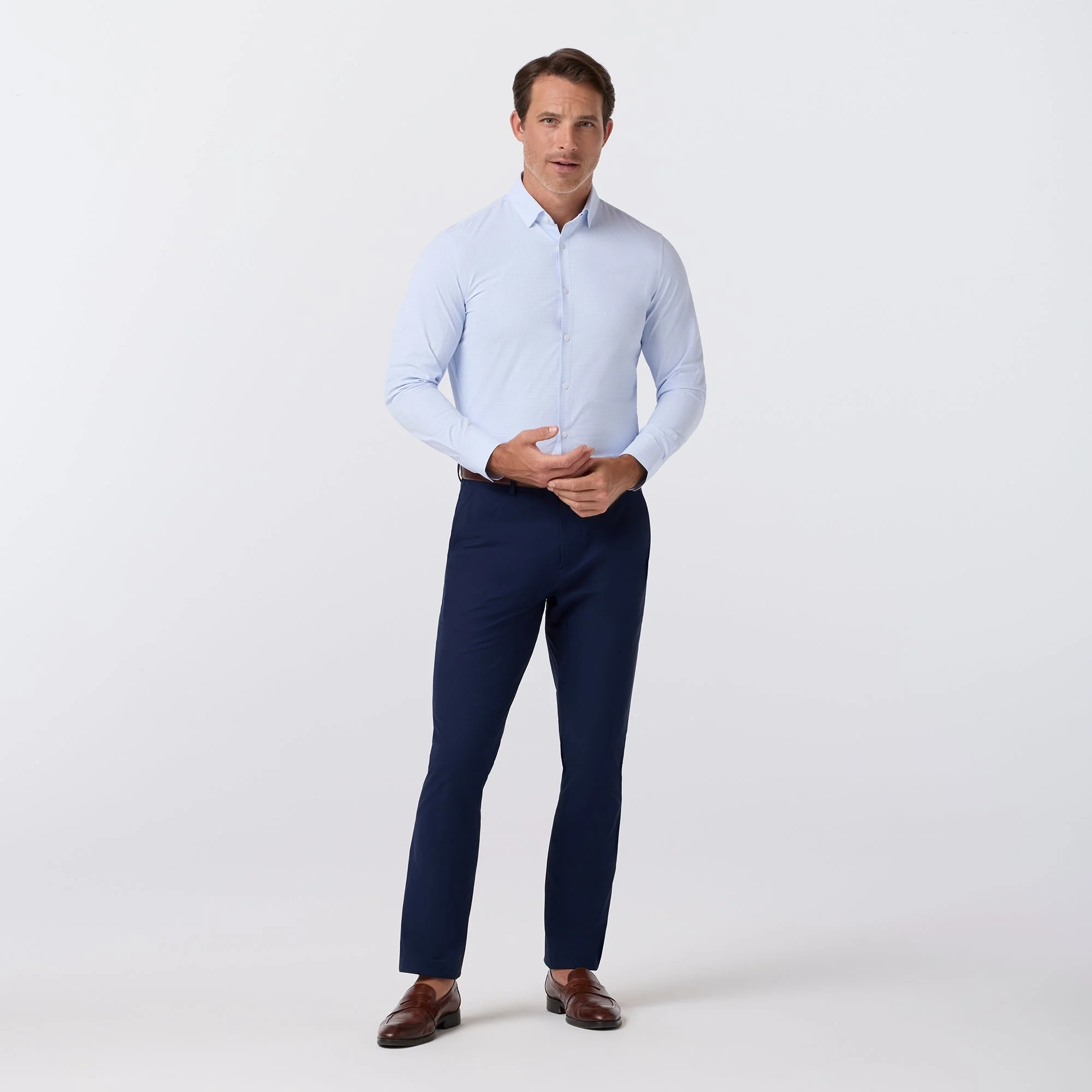 Mizzen and Main - Leeward Dress Shirt - Cloud Blue Finn Check - 4.jpg