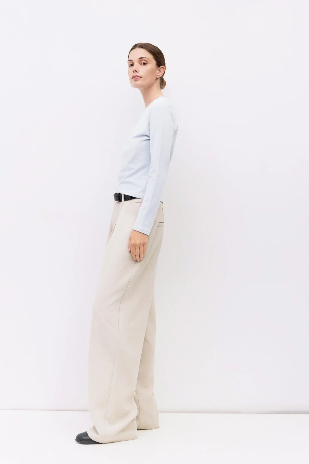 The Martina Top Pale Blue