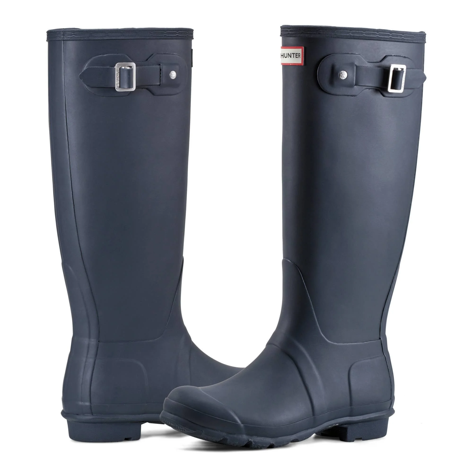 Hunter Boots Women's Original Tall Rain Boots Navy