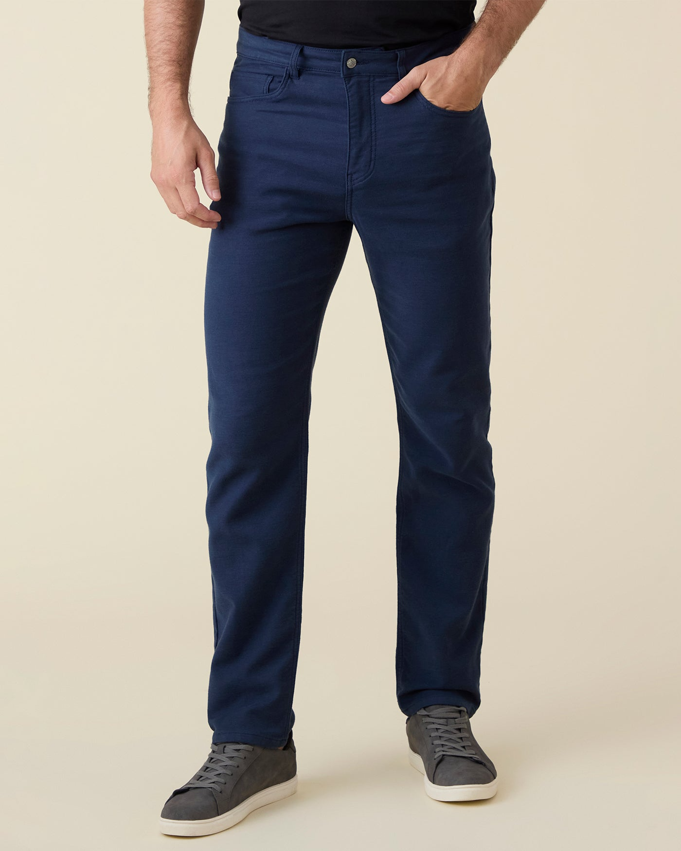 Flag & Anthem Holden Knit 5-Pocket Pant Navy