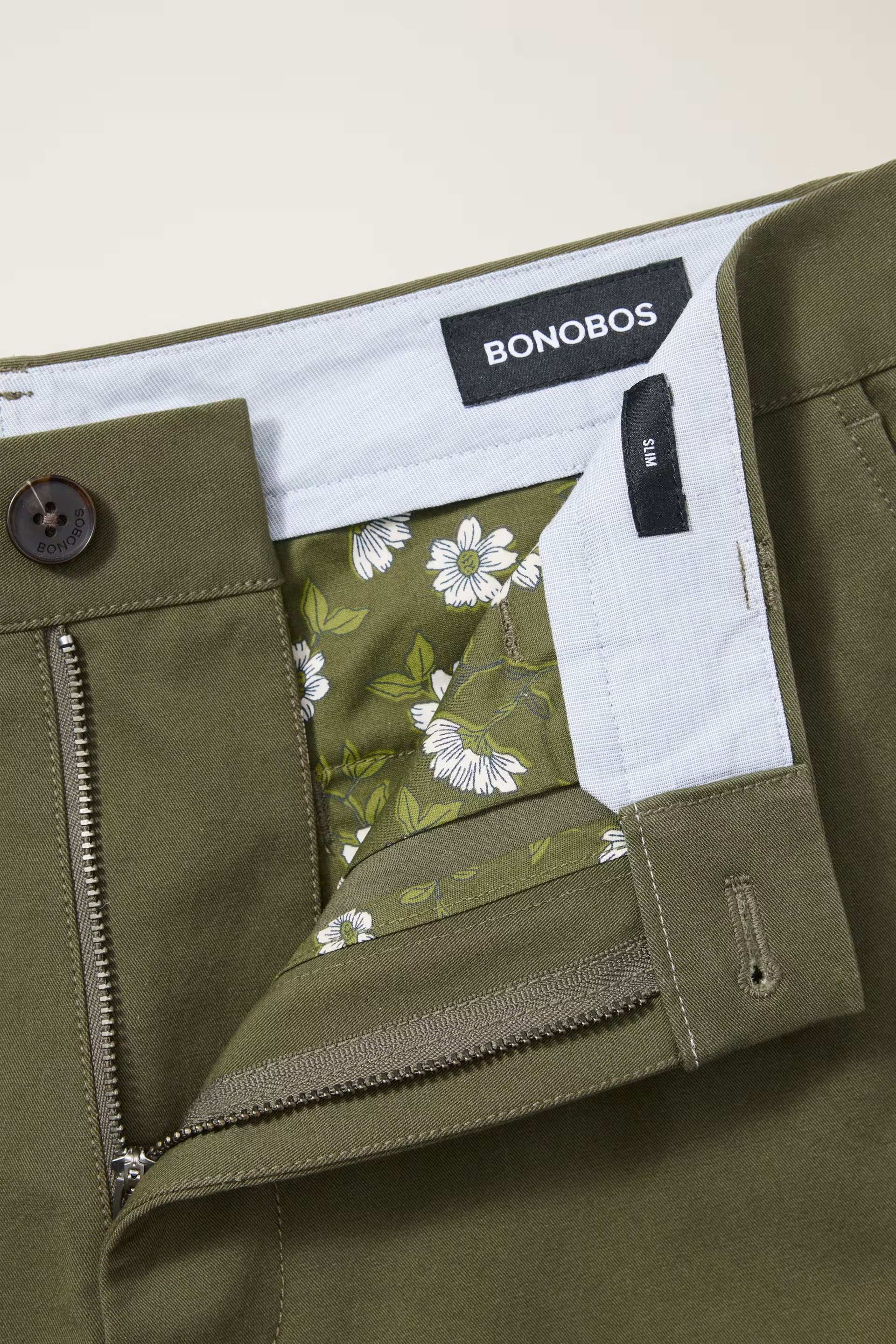 Bonobos Stretch Washed Chino 2.0 Olive Grove