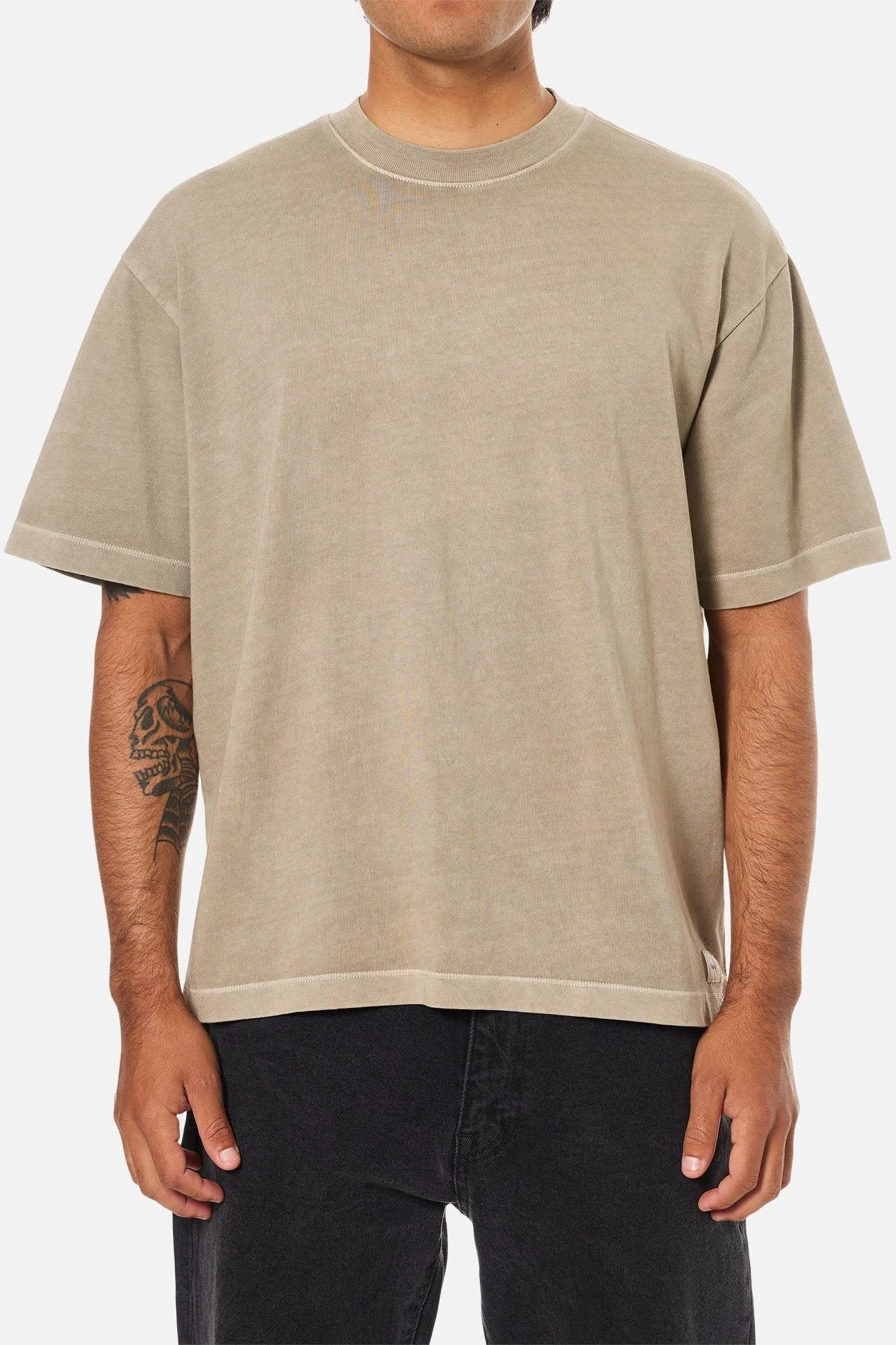 Katin Box Fit Tee Vintage Khaki
