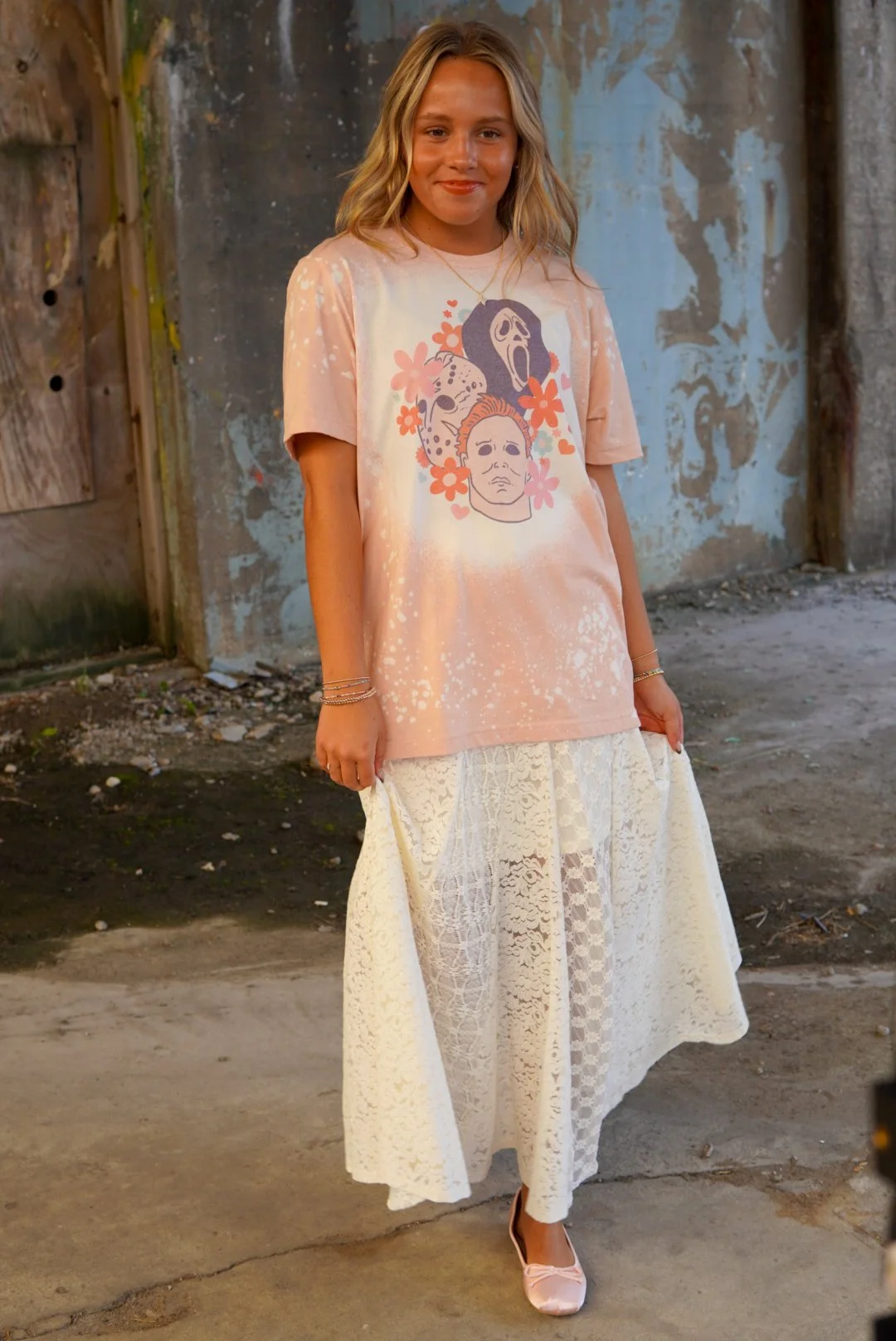 Hippie Halloween Film Graphic Tee