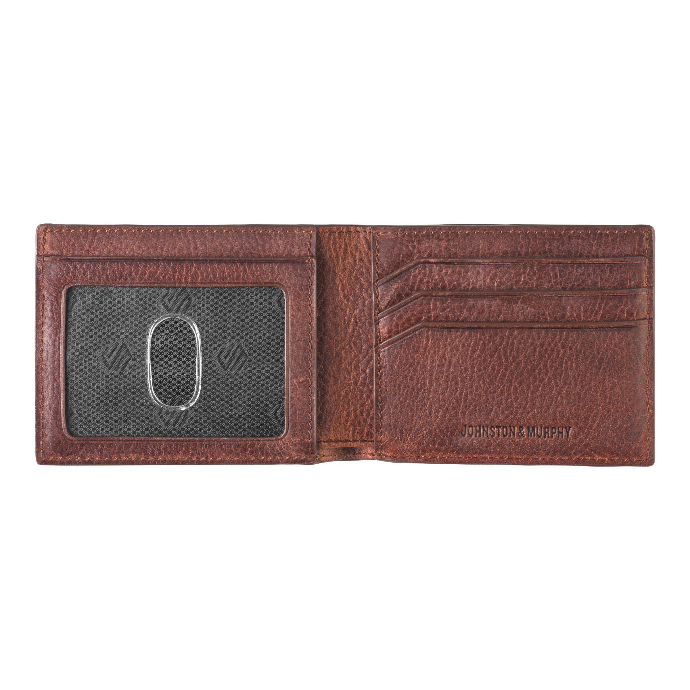 J&M Kingston Billfold Wallet Mahogany