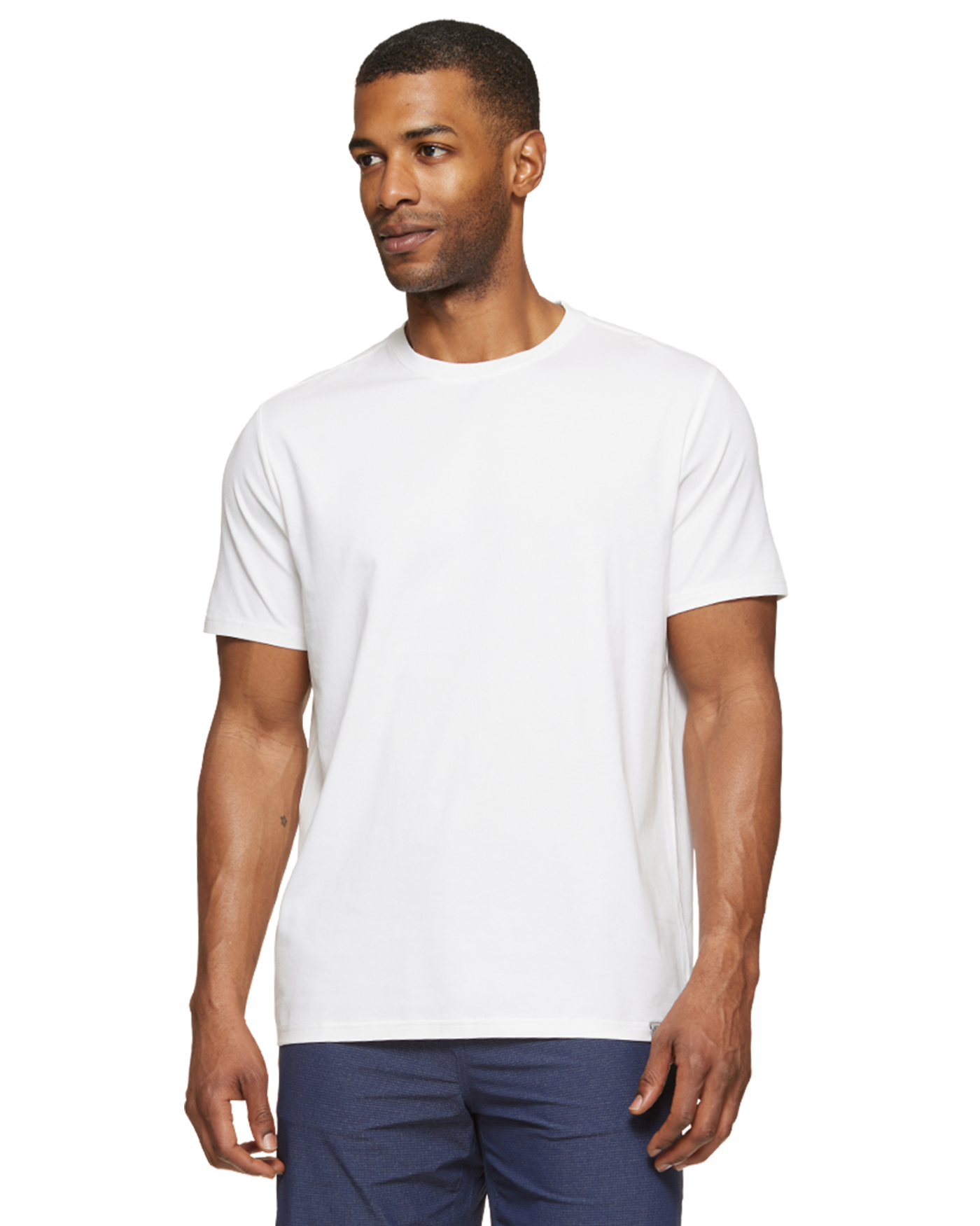 Flag & Anthem Essential Stretch Comfort Crewneck Tee White