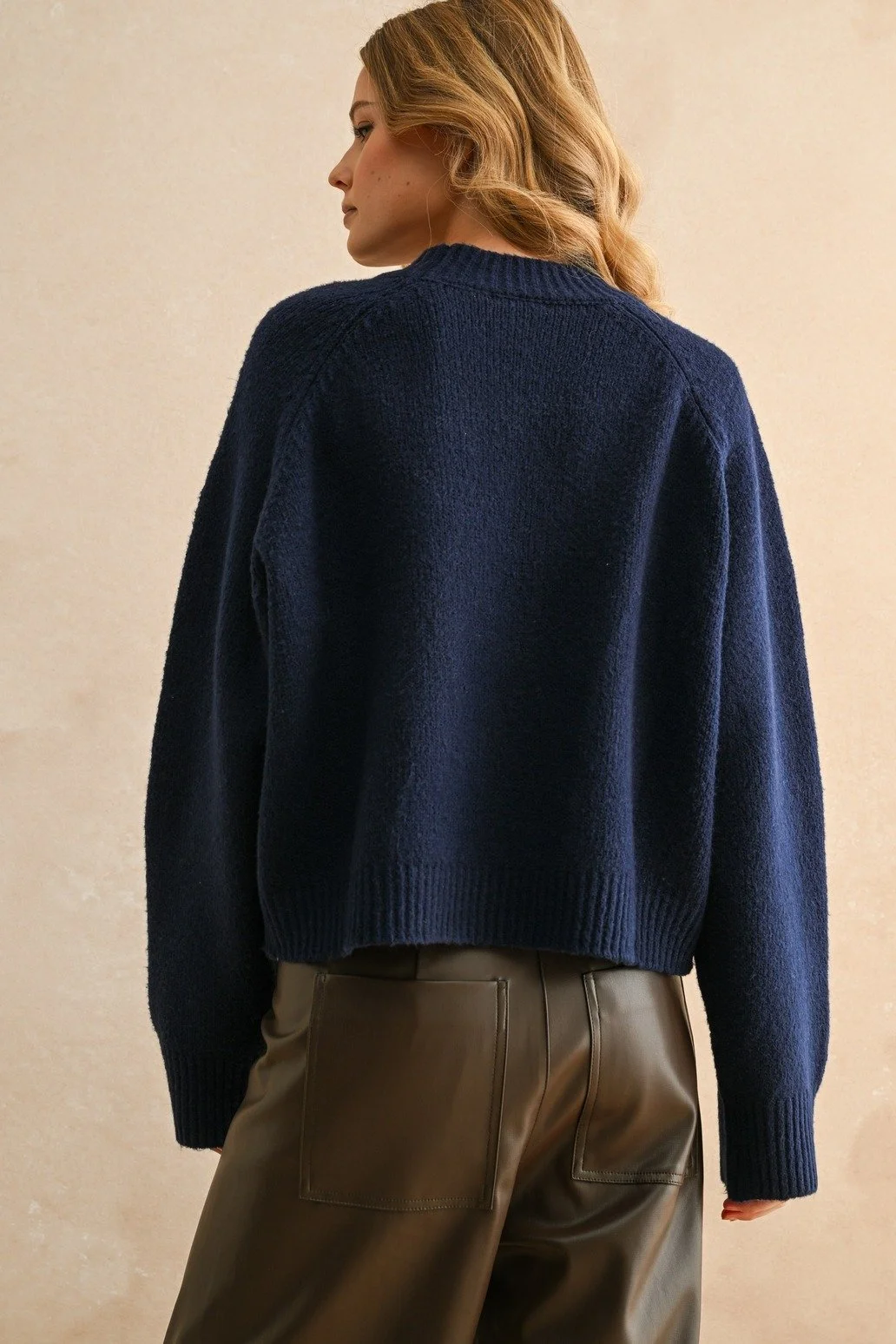 New York Knit Sweater Navy
