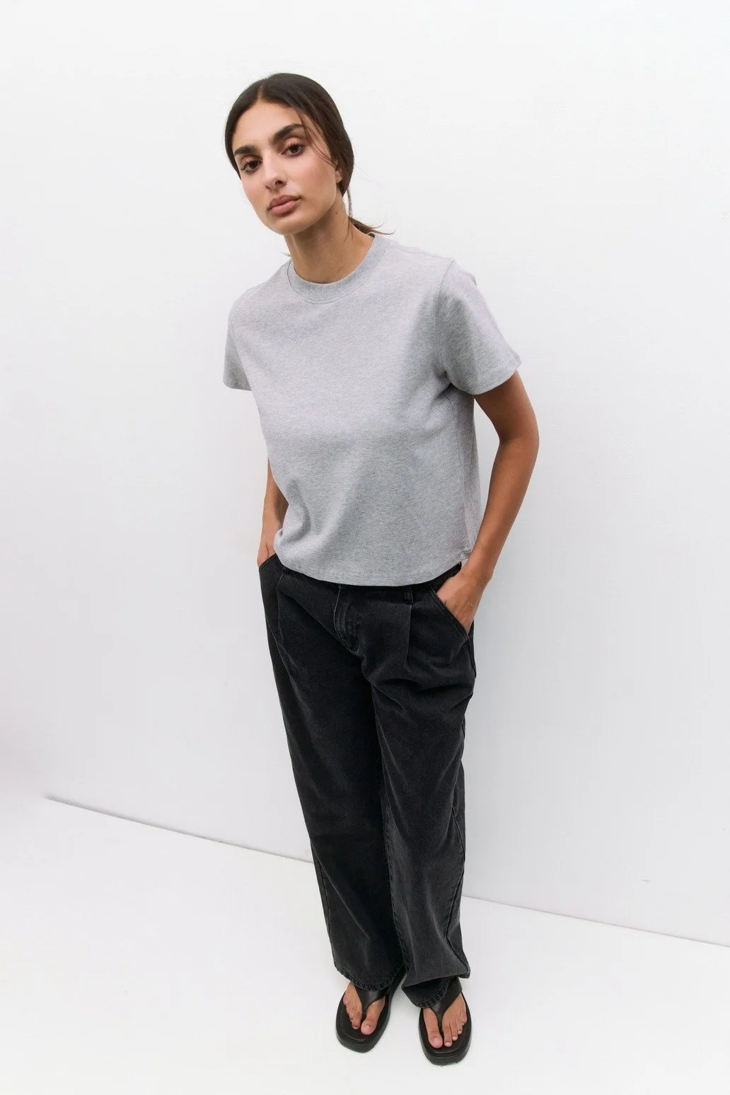 The Lanie Top Heather