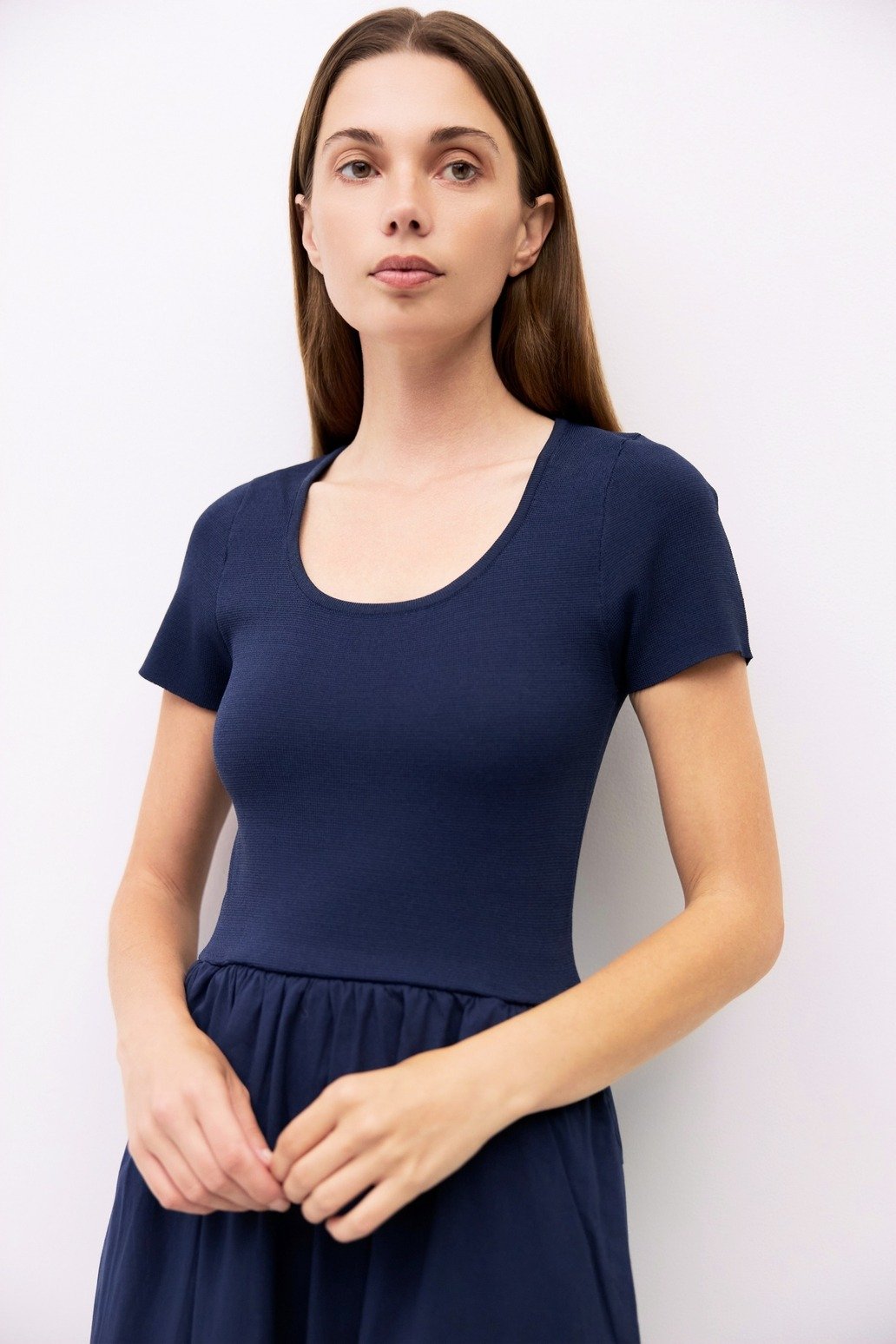 The Lynette Dress Navy