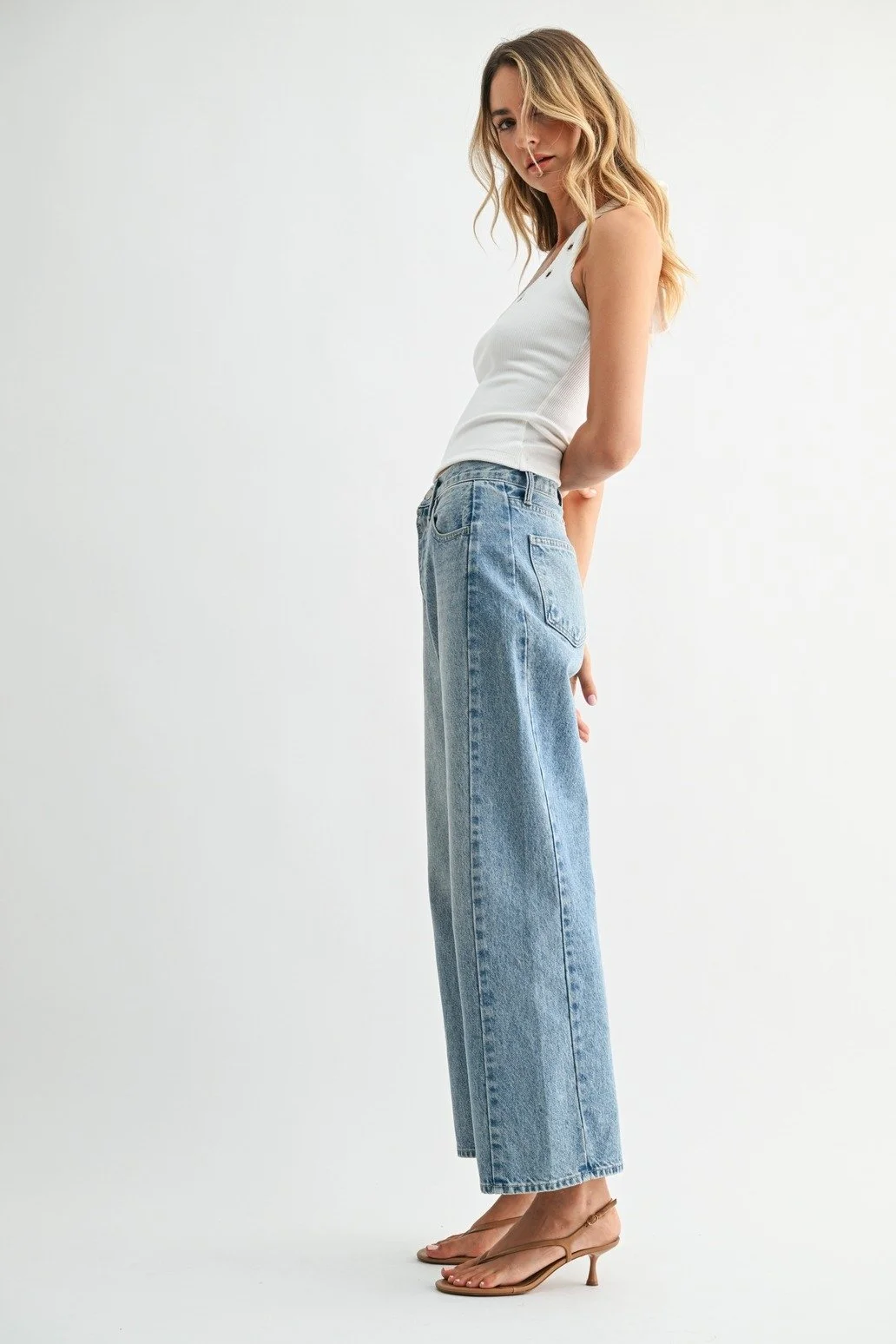 Barrel Jean Twist Medium Denim