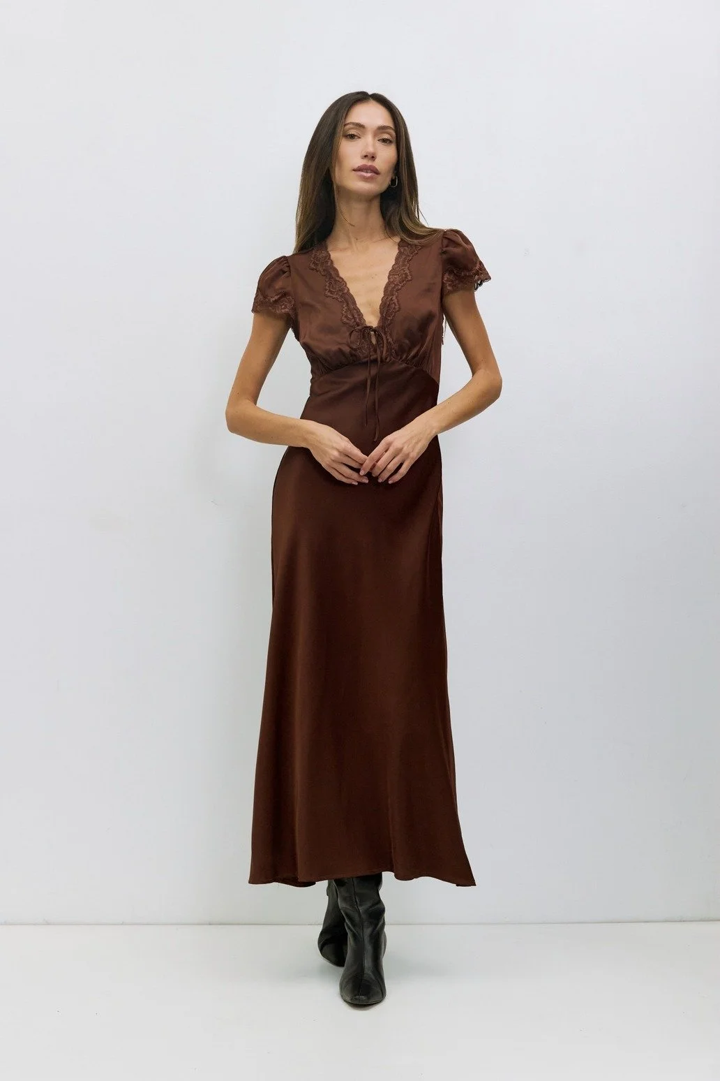 The Vivienne Dress Chocolate