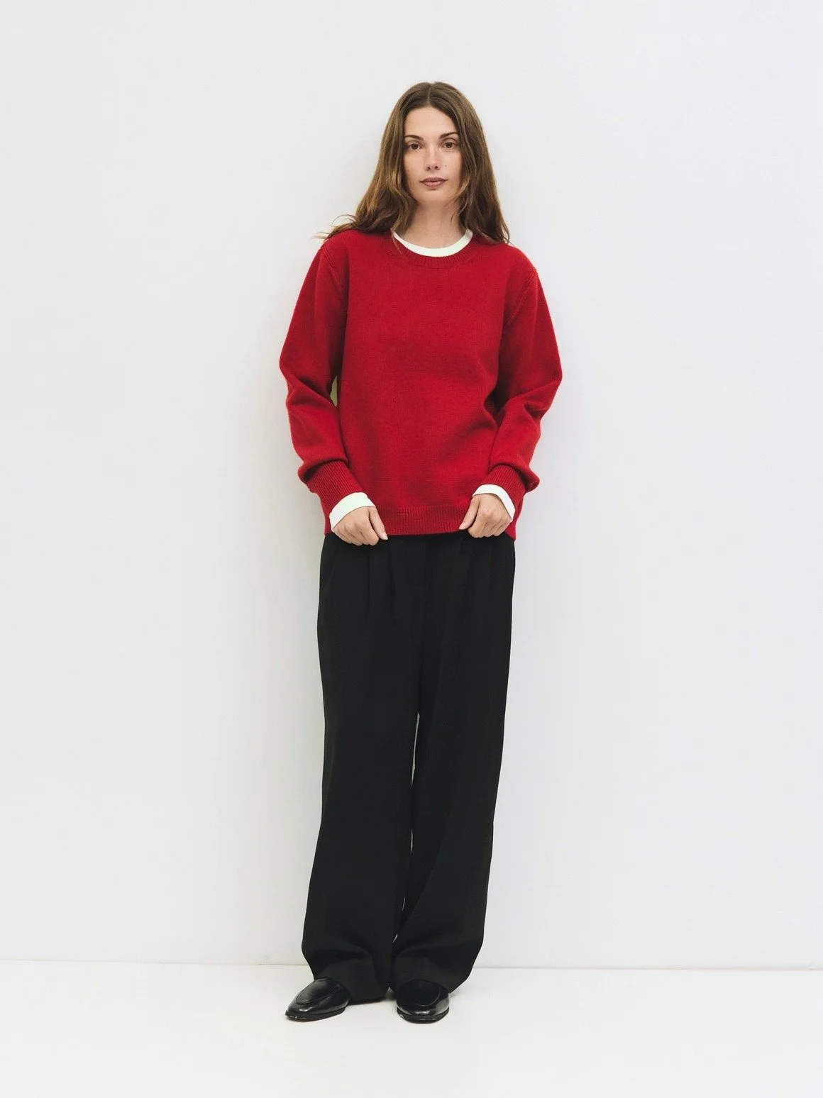 The Conrad Sweater Red