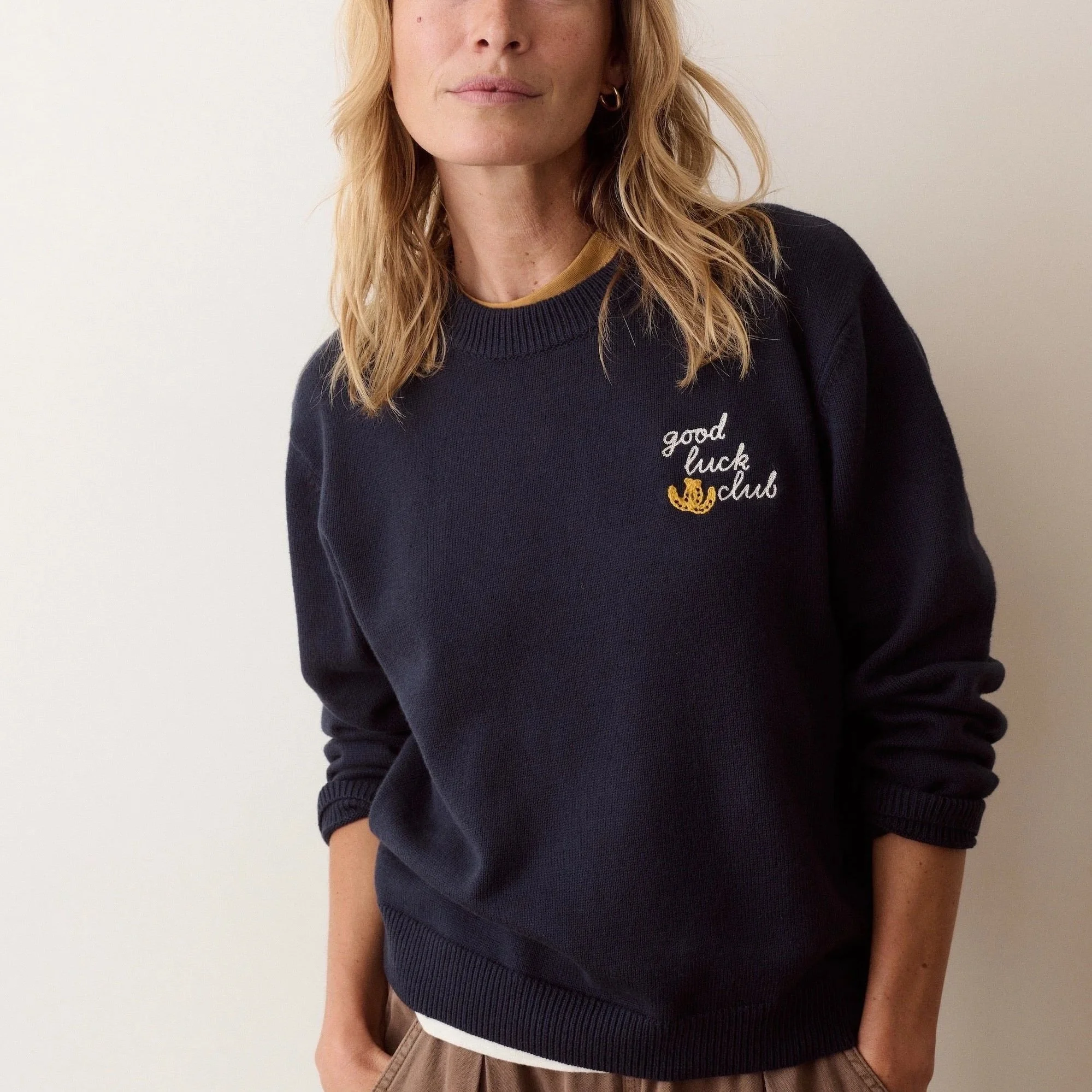 Marine Layer Hadley Crewneck Sweater Twilight