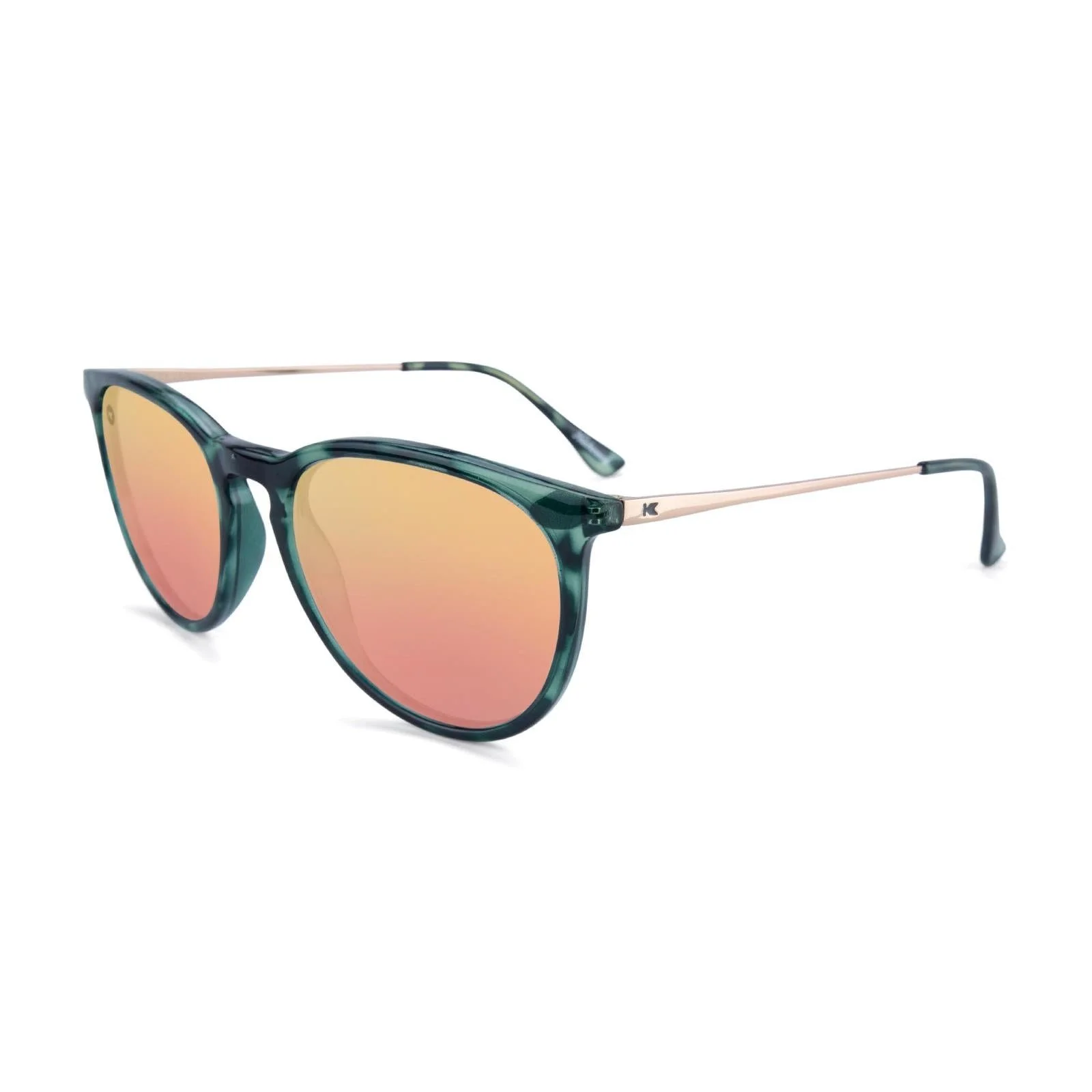 Knockaround Mary Janes Slate Tortoise Shell/Rose Gold