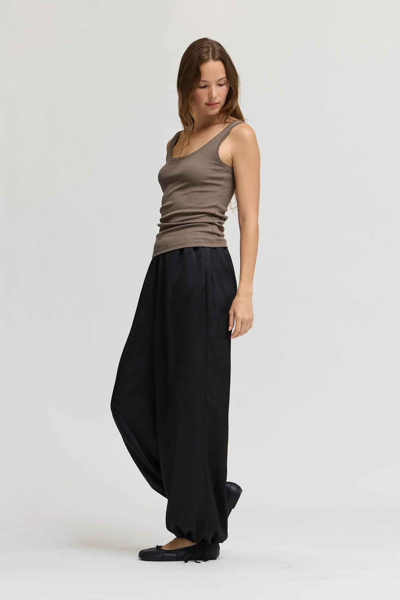 Basic Mini Rib Jersey Tank Trunk