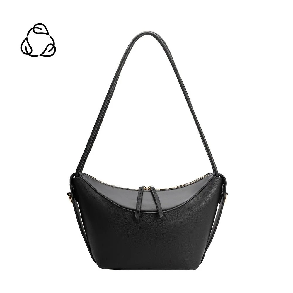 Wesley Vegan Shoulder Bag Black
