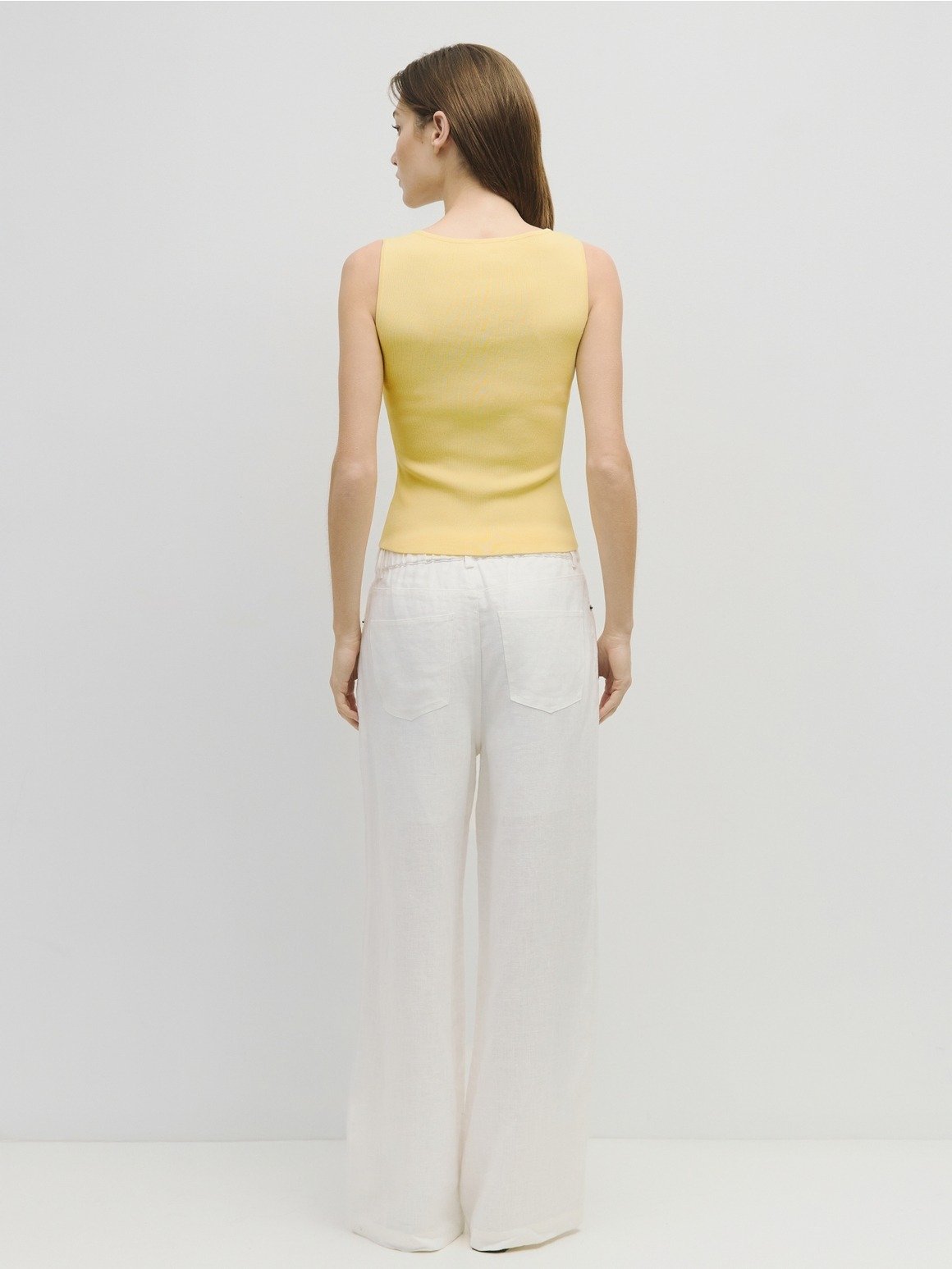 The Kerrigan Knit Tank Yellow