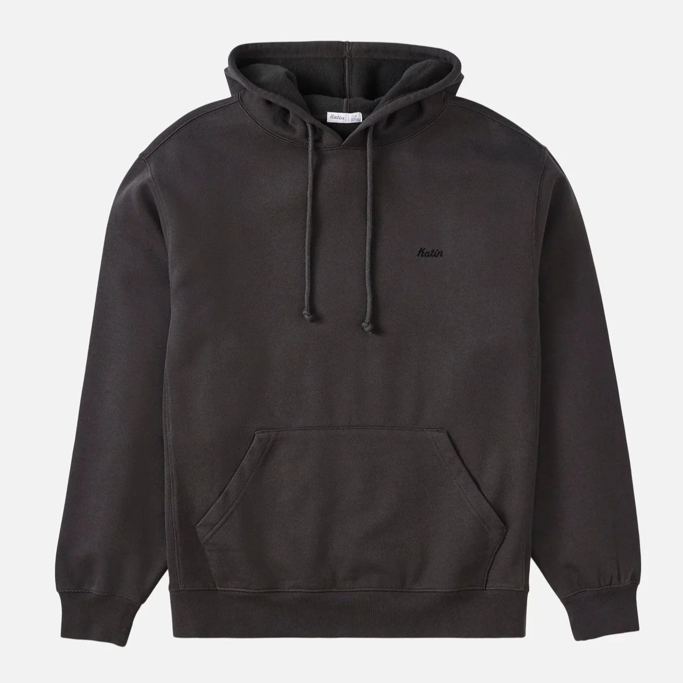 Katin Embroidered Hood Fleece Black Wash