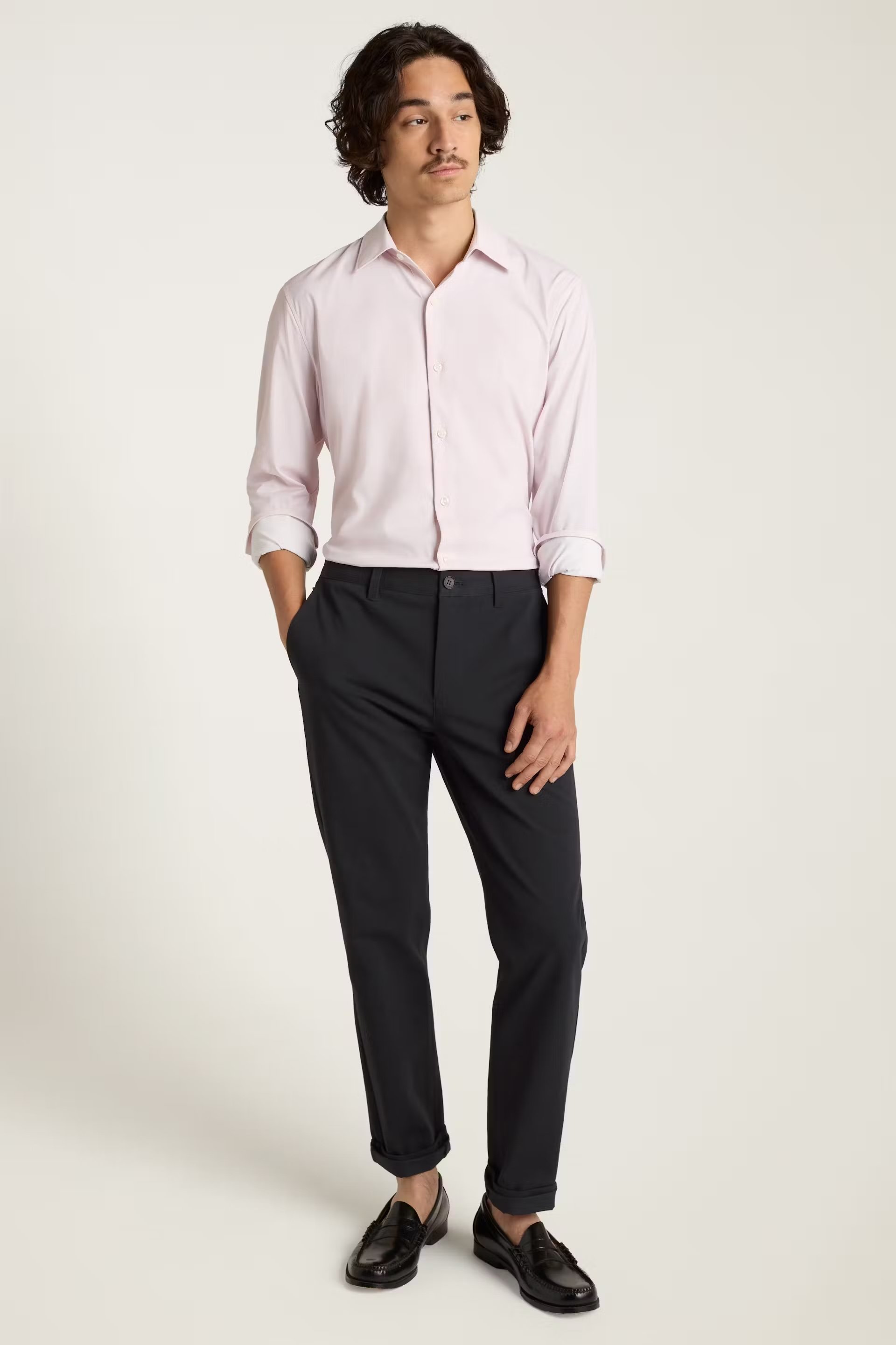 Bonobos Tech Button Down Shirt Light Pink Tres Geo