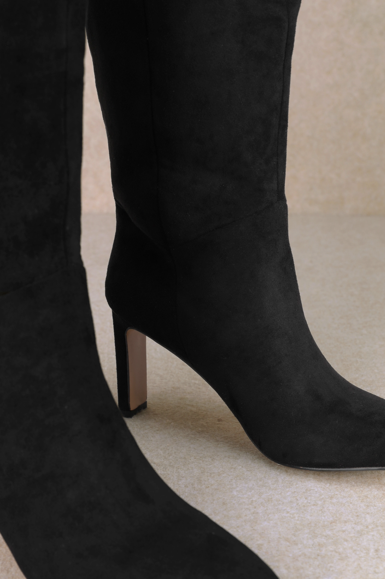 Adriana Knee-High Boot Black