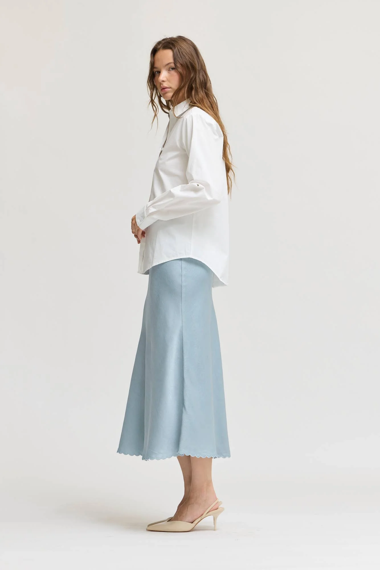 Classic Poplin Button Down White