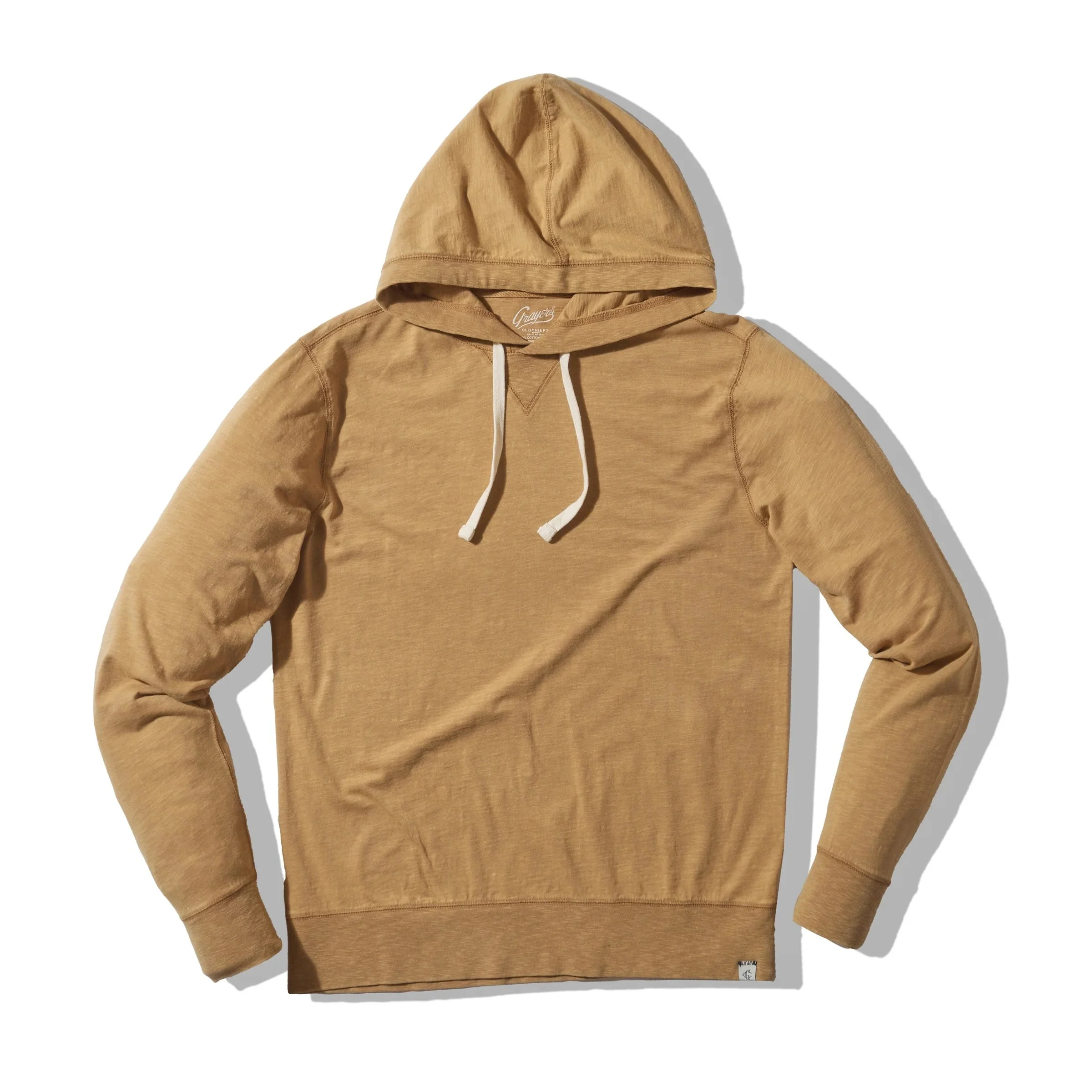 Grayers Hewitt Garment Dyed Hoodie Dijon