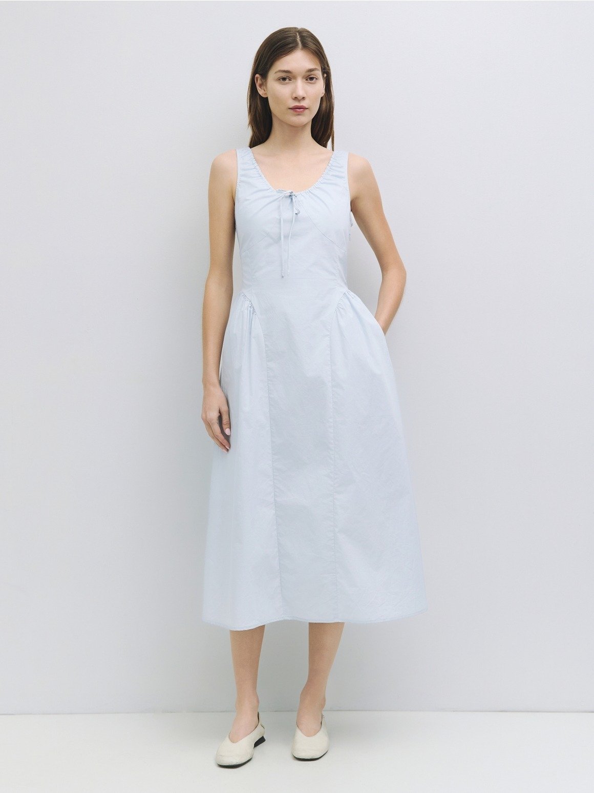 The Anika Dress Light Blue